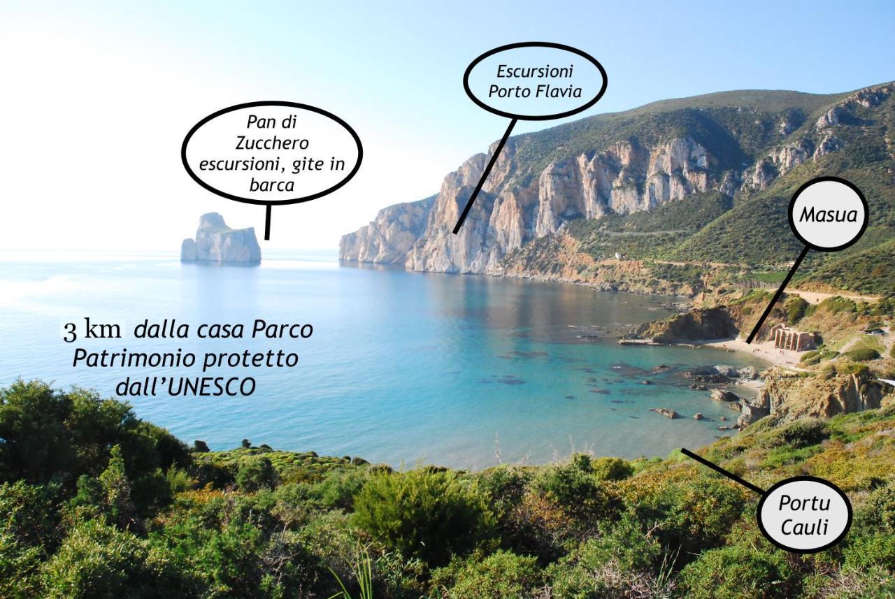 Villa Il Tramonto Tanca Piras à Nebida Extérieur photo